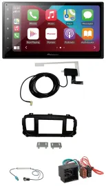 Pioneer USB Bluetooth DAB MP3 2DIN Autoradio für Citroen Jumpy Spacetourer ab 20