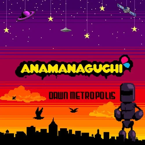 Виниловая пластинка Anamanaguchi - Dawn Metropolis (Orange/Maroon/Purple Vinyl) [New Vinyl LP] Maroo