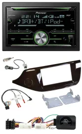 Автомагнитола Pioneer 2-DIN, Bluetooth, DAB, USB, CD, для Kia Ceed (с 2012), глянцевая