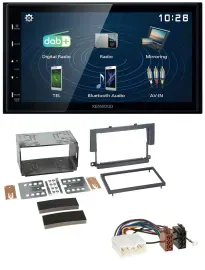 Автомагнитола для Mitsubishi Colt 2004–2009 Kenwood 2DIN Bluetooth, USB, DAB, MP3