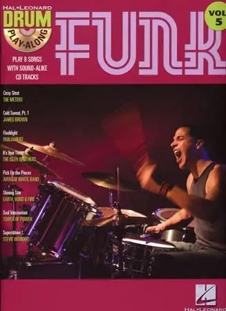 Ноты MusicSales DRUM PLAY-ALONG VOLUME 5 FUNK DRUMS BOOK/CD