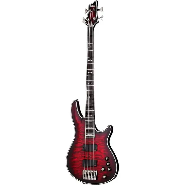 Бас-гитара Schecter Hellraiser Extreme-4 Satin Crimson Red Burst