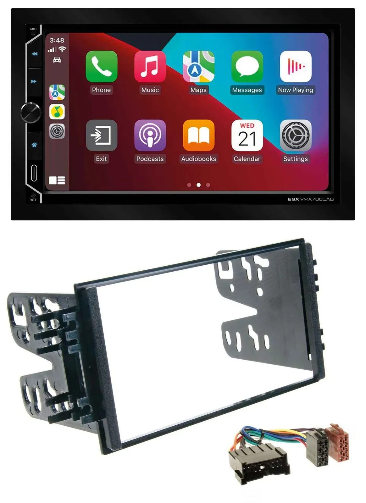 Автомагнитола для Kia Carnival (2001–2005) ESX 2DIN, DAB, USB, MP3, Bluetooth