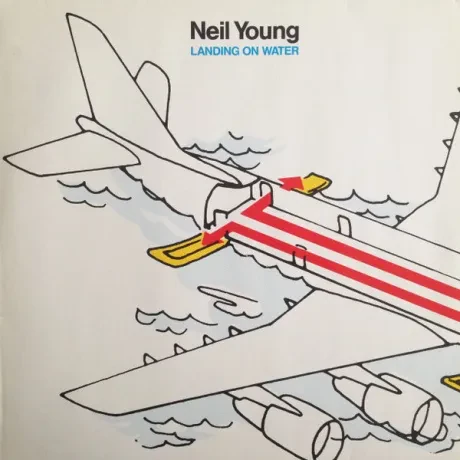 NEIL YOUNG - Landing On Water (LP , Used)