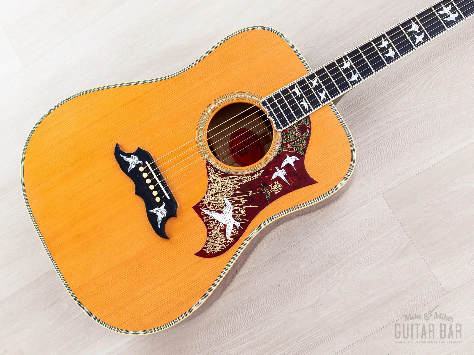 2006 Gibson Doves In Flight Dreadnought Acoustic Guitar w/ Case, Yamano