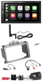 Pioneer USB 2DIN Bluetooth DAB Lenkrad Autoradio für Hyundai i20 2009-2012 silbe