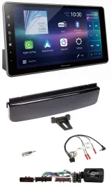 Pioneer Bluetooth USB DAB Lenkrad Autoradio für Ford Mondeo Focus piano-schwarz
