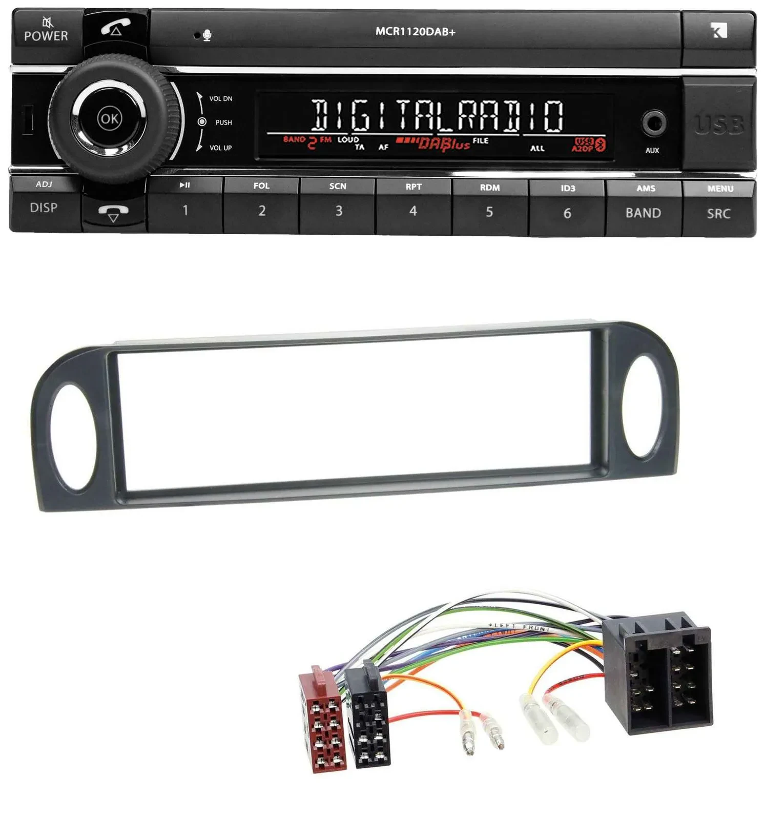 Kienzle Bluetooth MP3 USB DAB Autoradio für Citroen C5 (bis 2004)