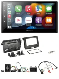 Автомагнитола Pioneer 2-DIN, DAB, Bluetooth, USB, для Ford Ranger 2AB (с 04/2015), поддержка кнопок на руле