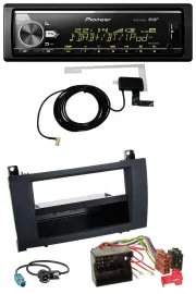 Pioneer Bluetooth DAB USB MP3 Autoradio für Mercedes SLK (R171, 2004-2011)