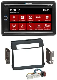 Blaupunkt Bluetooth DAB 2DIN USB DVD MP3 Autoradio für Kia Soul AM Facelift 11-1