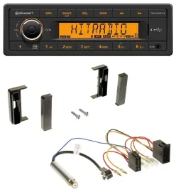 Continental MP3 Bluetooth AUX USB Autoradio für Audi TT (1998-2006) - ISO