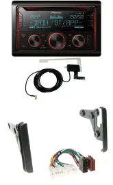 Pioneer 2DIN MP3 DAB USB CD Bluetooth Autoradio für Toyota Highlander MR2 Sequoi