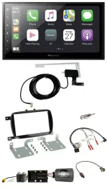 Автомагнитола Pioneer 2DIN, Bluetooth, DAB, USB для Fiat 500X (с 2016, Facelift)