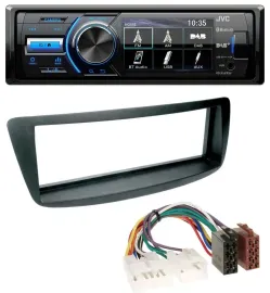 Автомагнитола для Toyota Aygo (AB1, 2005–2014) JVC Bluetooth, MP3, USB, DAB