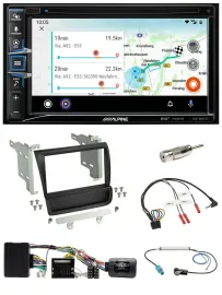 Автомагнитола для Audi R8 (Typ 42) 2006–2015 Alpine 2DIN, Bluetooth, USB, DAB, навигация, поддержка управления с руля
