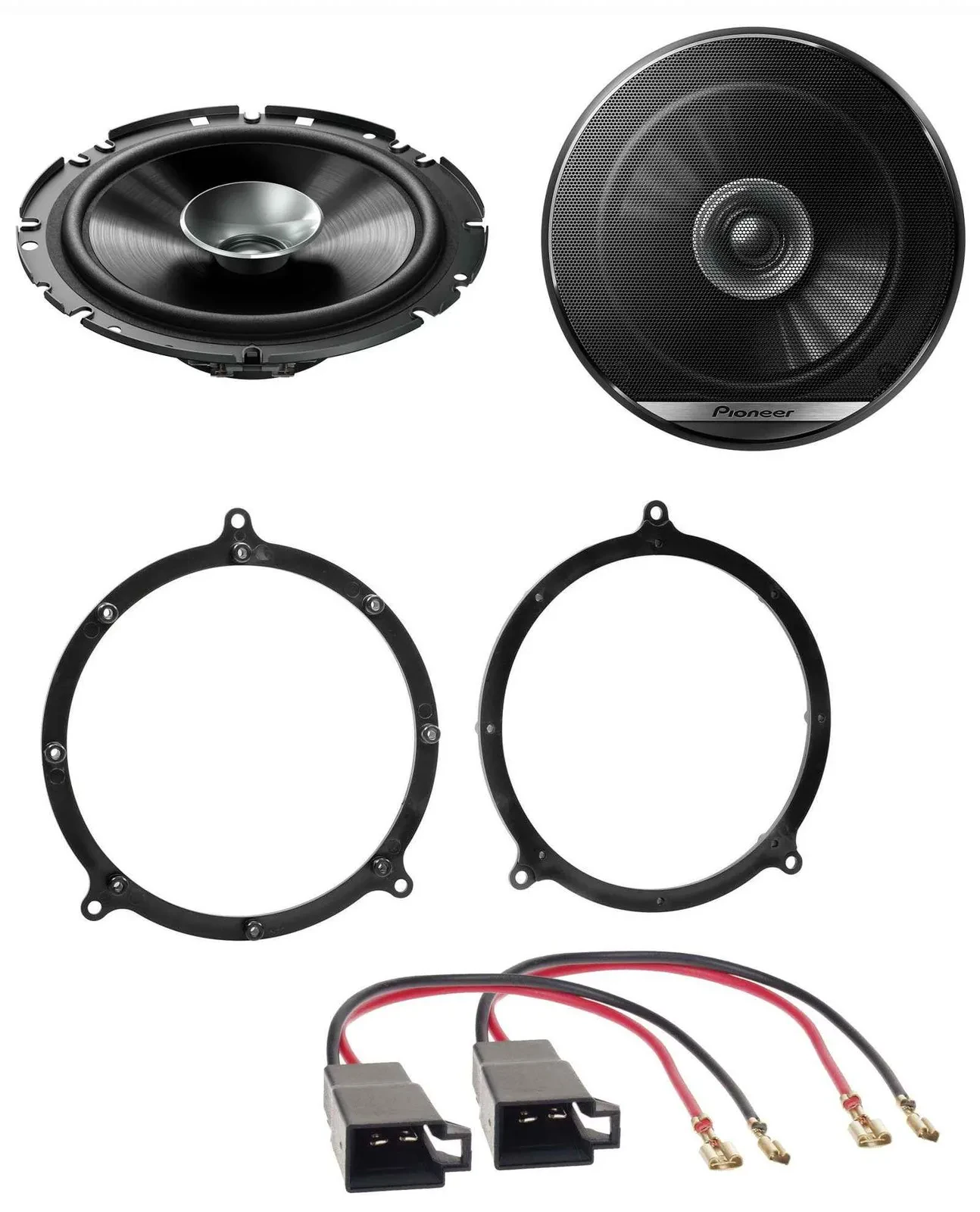 Pioneer 16,5cm 280Watt Lautsprecher für Audi A3 A4 A6 TT Tür Front Heck Auto Box