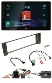 JVC DAB Lenkrad Bluetooth USB Autoradio für Audi A4 2000-2004 Can-Bus ISO