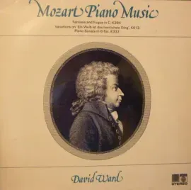 DAVID WARD - Mozart Piano Music K394, K613, K333 (LP, Used)