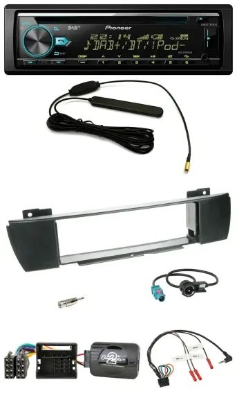 Pioneer CD MP3 Lenkrad DAB USB Autoradio für BMW X3 E83 2004-2010 mittig