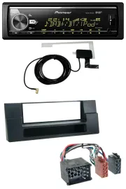 Автомагнитола для BMW X5 E53 / 5 Series E39 Pioneer Bluetooth, DAB, USB, MP3 (Rundpin)