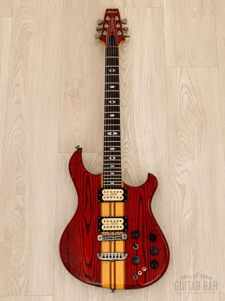 Электрогитара Aria Pro II RS-X80 HH Padauk Red w/gigbag Japan 1981