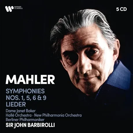 SIR JOHN BARBIROLLI - Mahler: Symphonies Nos. 1, 5, 6, 9 & Lieder (5CD)