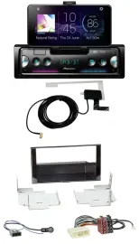 Pioneer DAB Bluetooth MP3 USB Autoradio für Nissan Micra, Note (ab 2013)