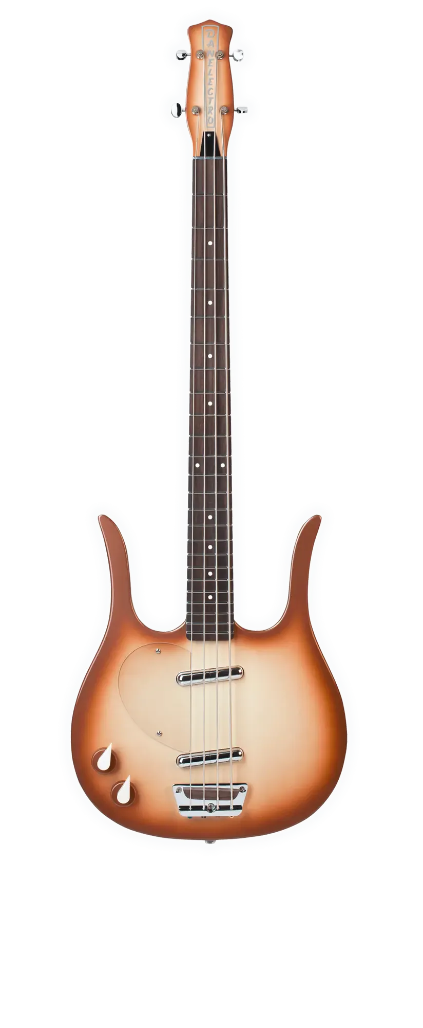 Бас-гитара Danelectro Longhorn Left-Handed Bass Copper Burst