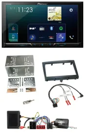 Pioneer Lenkrad Bluetooth USB 2DIN DAB Autoradio für Porsche Boxster 911 Cayman
