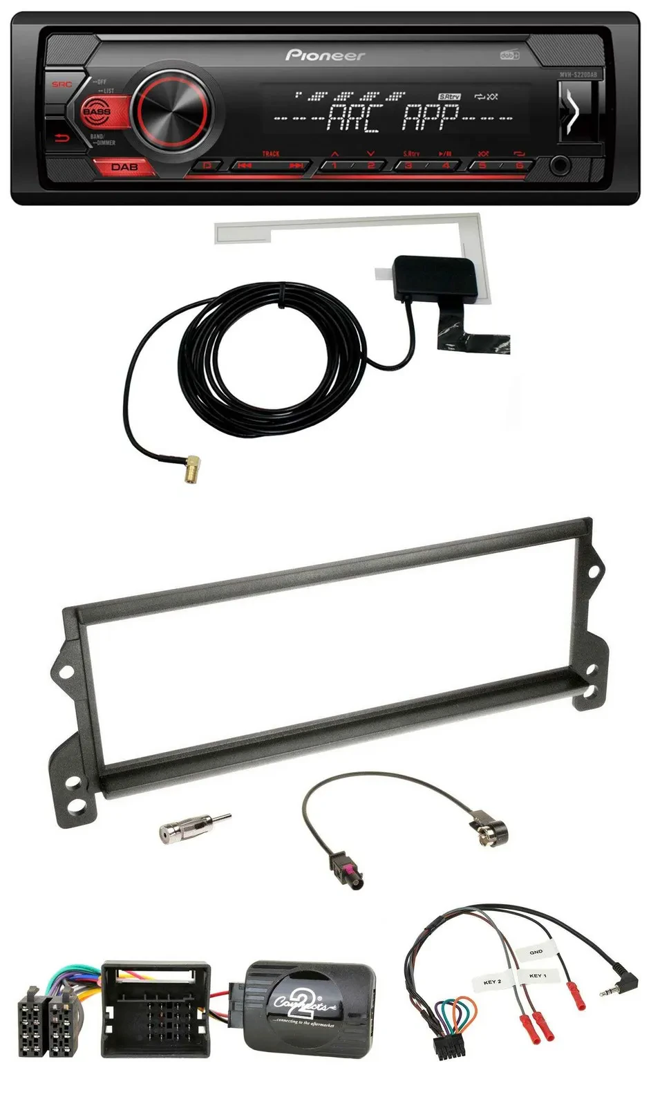 Автомагнитола для Mini (2001–2006, MOST) Pioneer 1-DIN USB DAB MP3