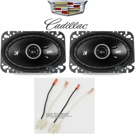 Kicker 4x6" Dash Car Speaker Replacement Kit For 1983-1991 Cadillac Eldorado