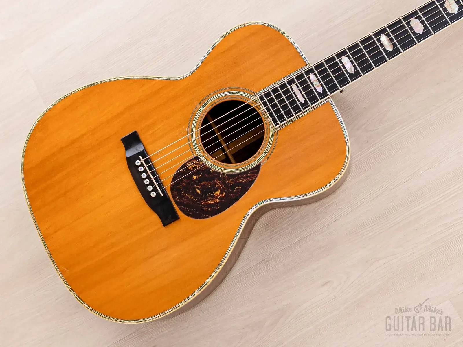 Б/У акустическая гитара Martin Guitars SOM-45 Special Edition (1977, OM, лимитированная серия, 56 шт.)