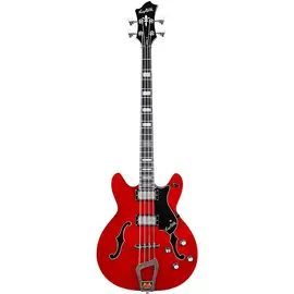 Бас-гитара полуакустическая Hagstrom Viking Transparent Cherry