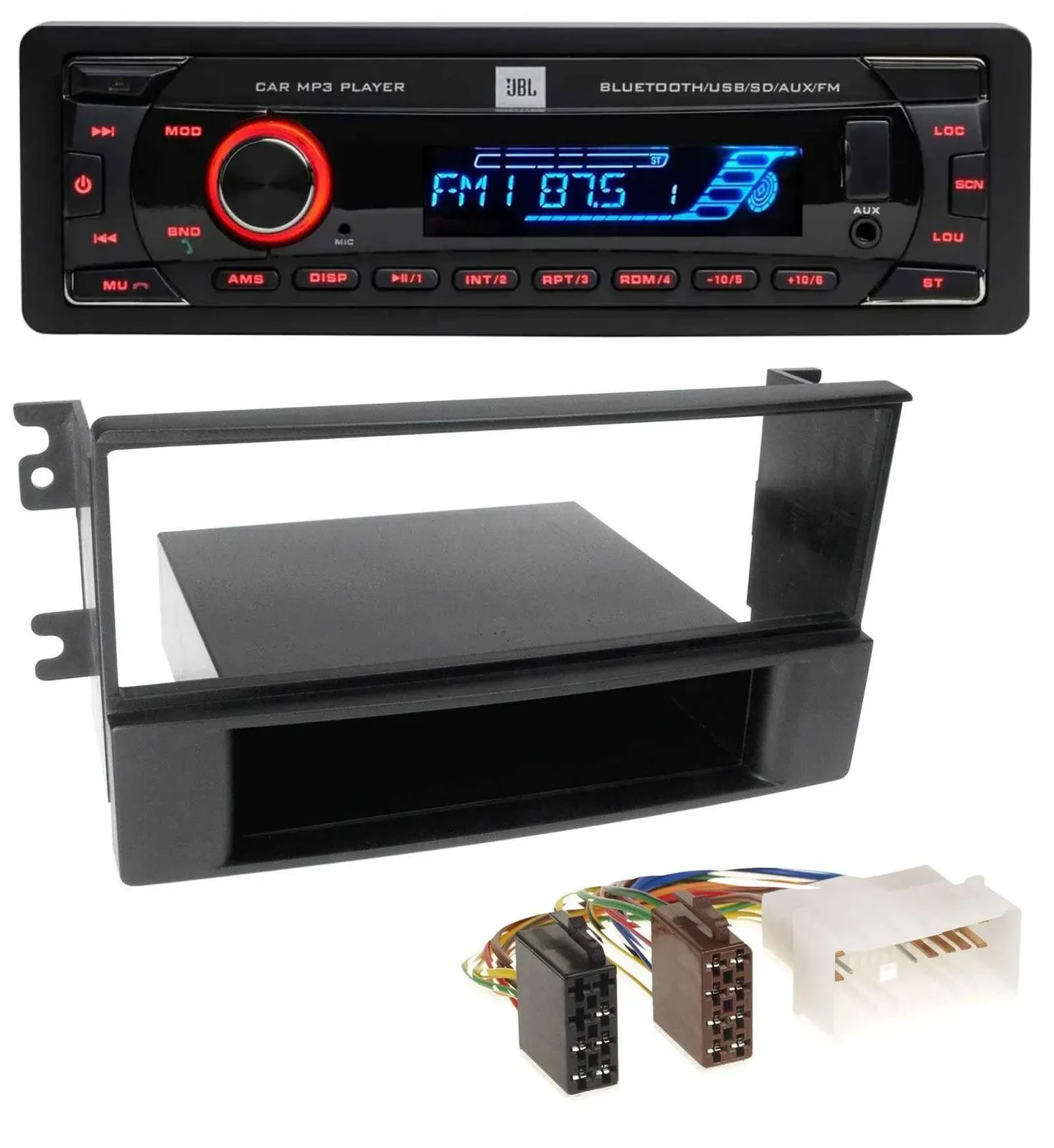 JBL AUX MP3 USB Bluetooth SD Autoradio für Kia Sorento (ab 2006)