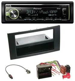 Pioneer DAB USB MP3 AUX CD Autoradio für Ford Focus C-Max S-Max Galaxy 03-07 sch
