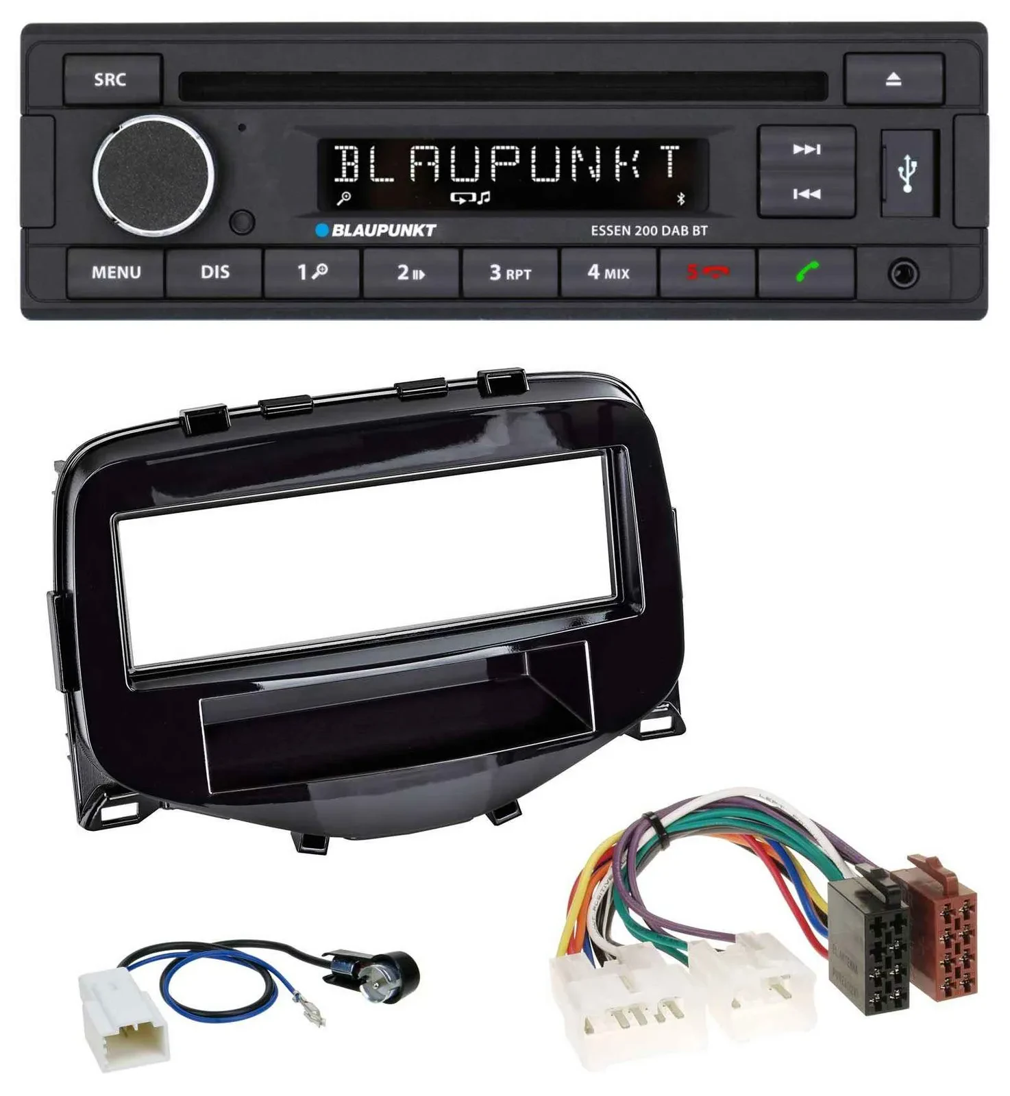Blaupunkt USB MP3 Bluetooth DAB CD Autoradio für Toyota Aygo (2014-2021)