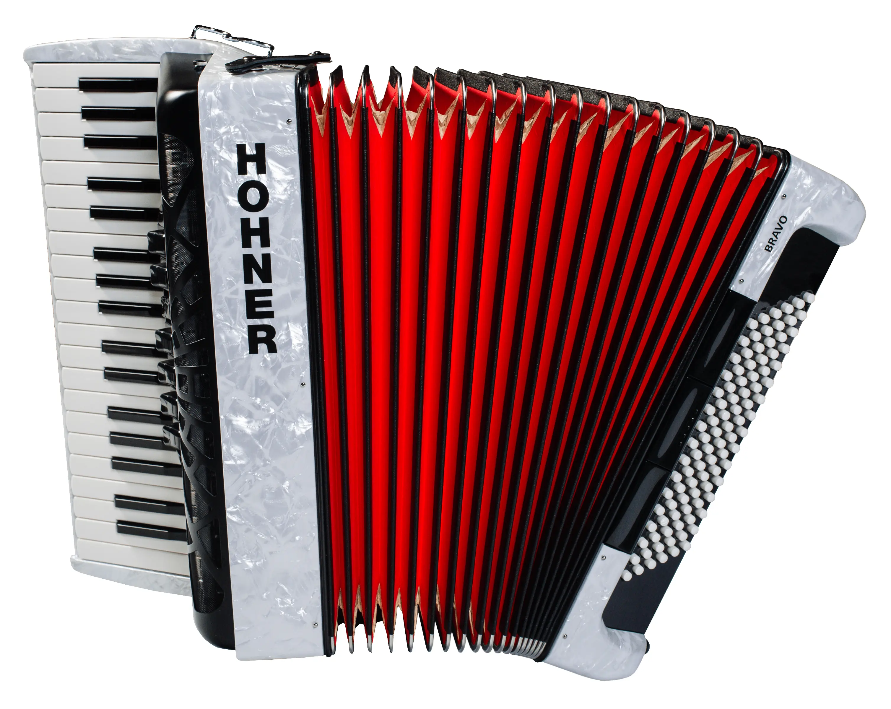 Аккордеон Hohner The New Bravo III 96 White