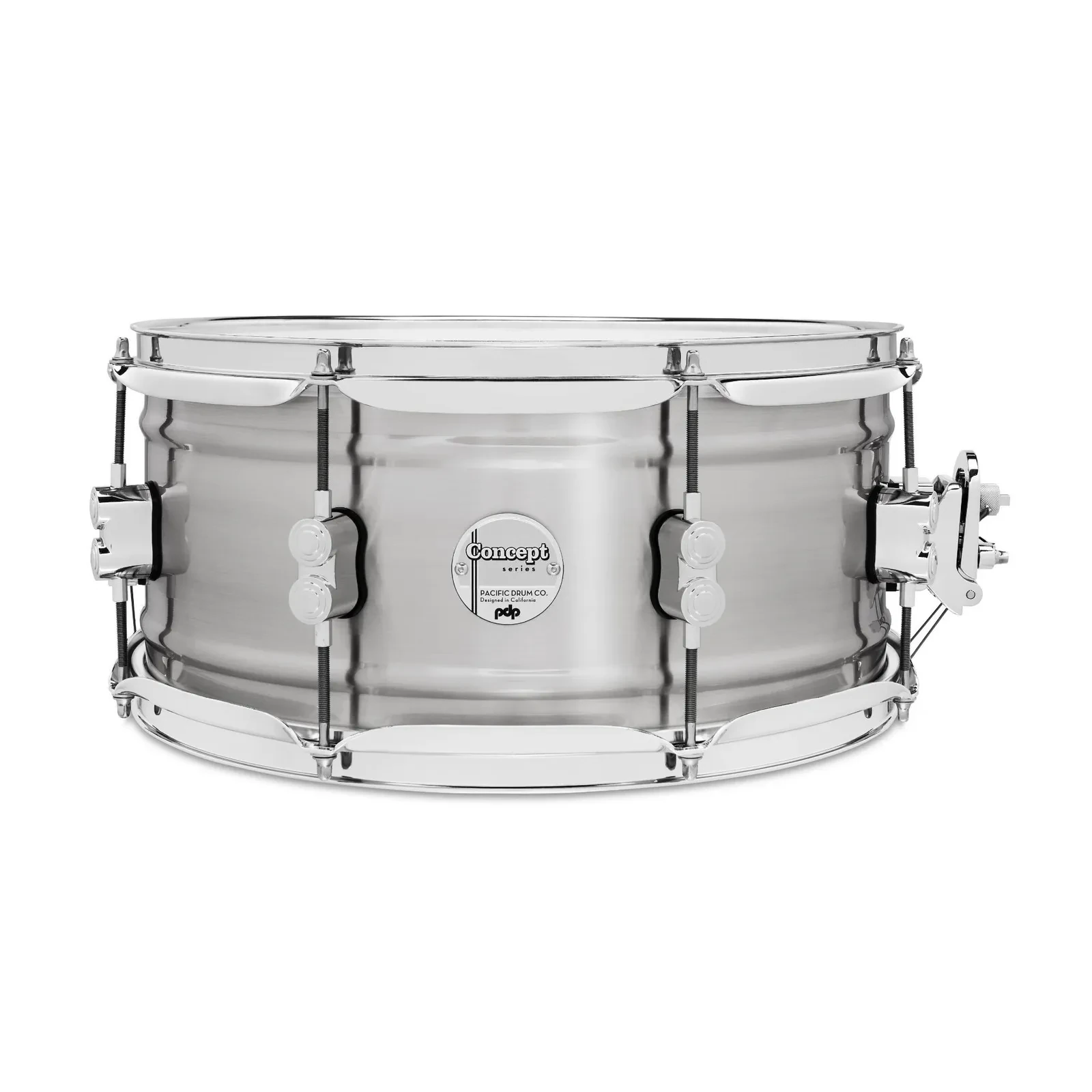Б/У Малый барабан PDP by DW Concept Series 14" x 6.5", алюминий 1.2 мм, Brushed Aluminum