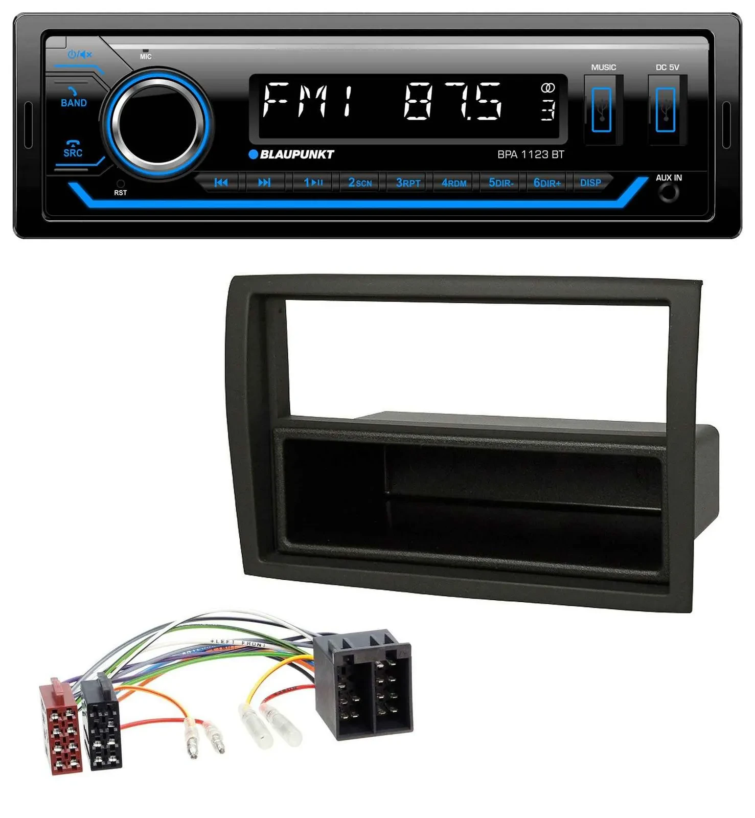 Blaupunkt MP3 Bluetooth USB AUX Autoradio für Citroen Jumper Fiat Ducato Peugeot