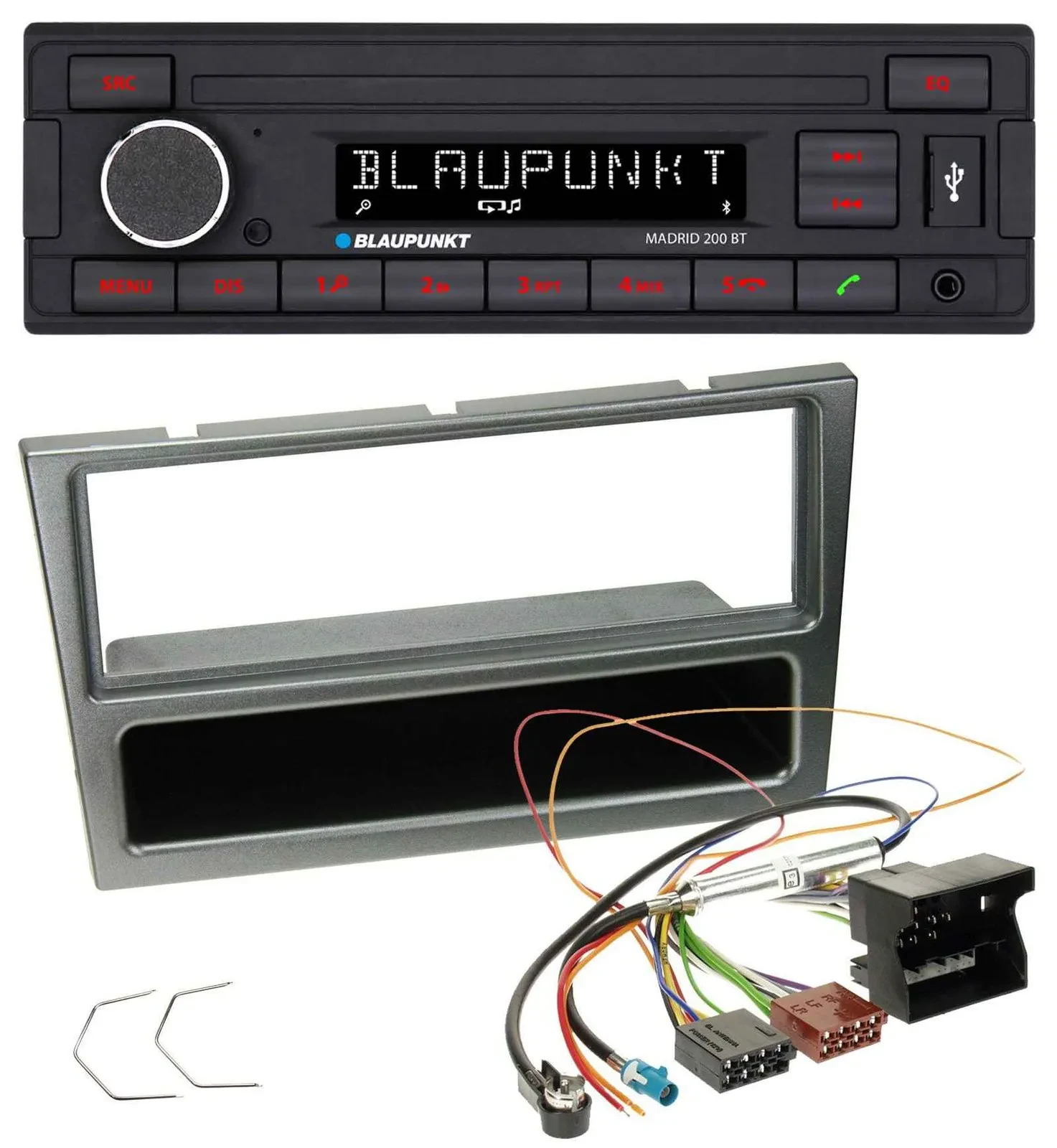 Blaupunkt USB AUX Bluetooth MP3 Autoradio für Opel Corsa C Quadlock 2004-2006 al