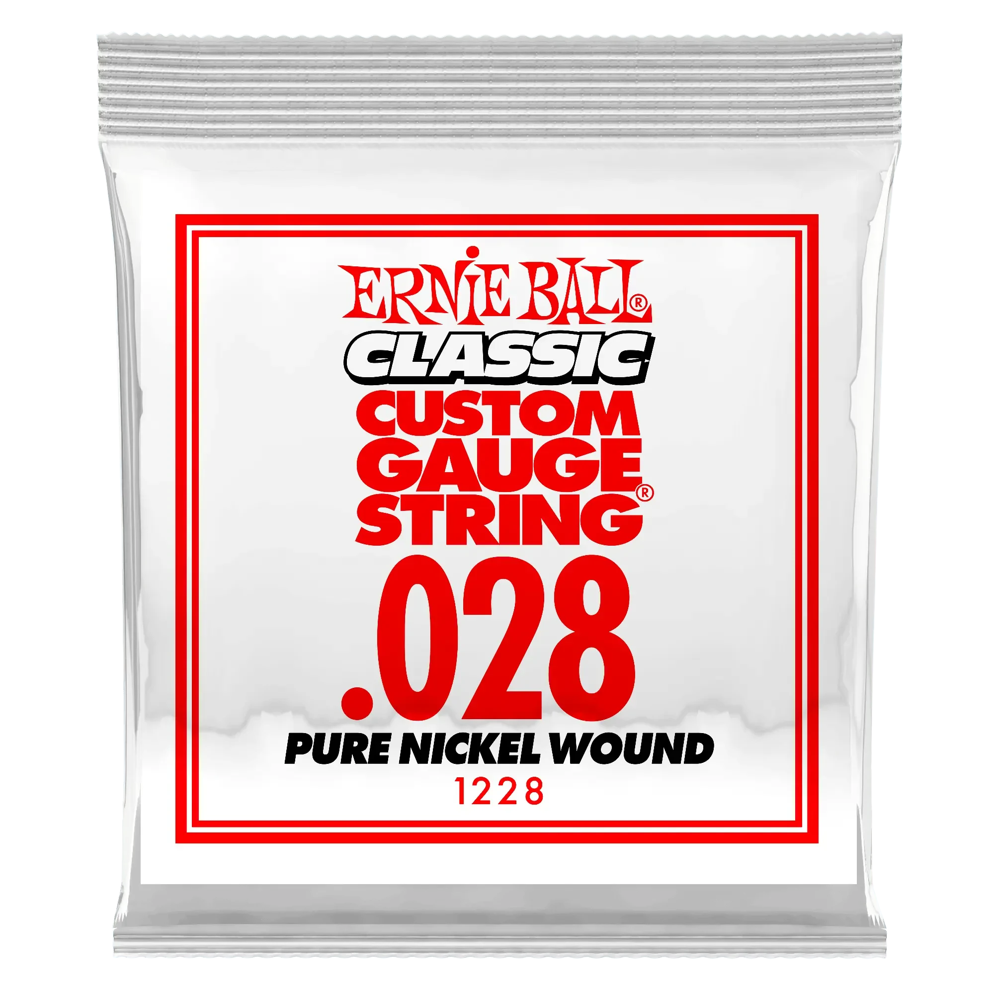 Струна для электрогитары Ernie Ball P01228, никель, калибр 28