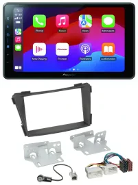 Автомагнитола Pioneer 2DIN, Bluetooth, USB, MP3, DAB, для Hyundai i40 VF (с 2011), черная