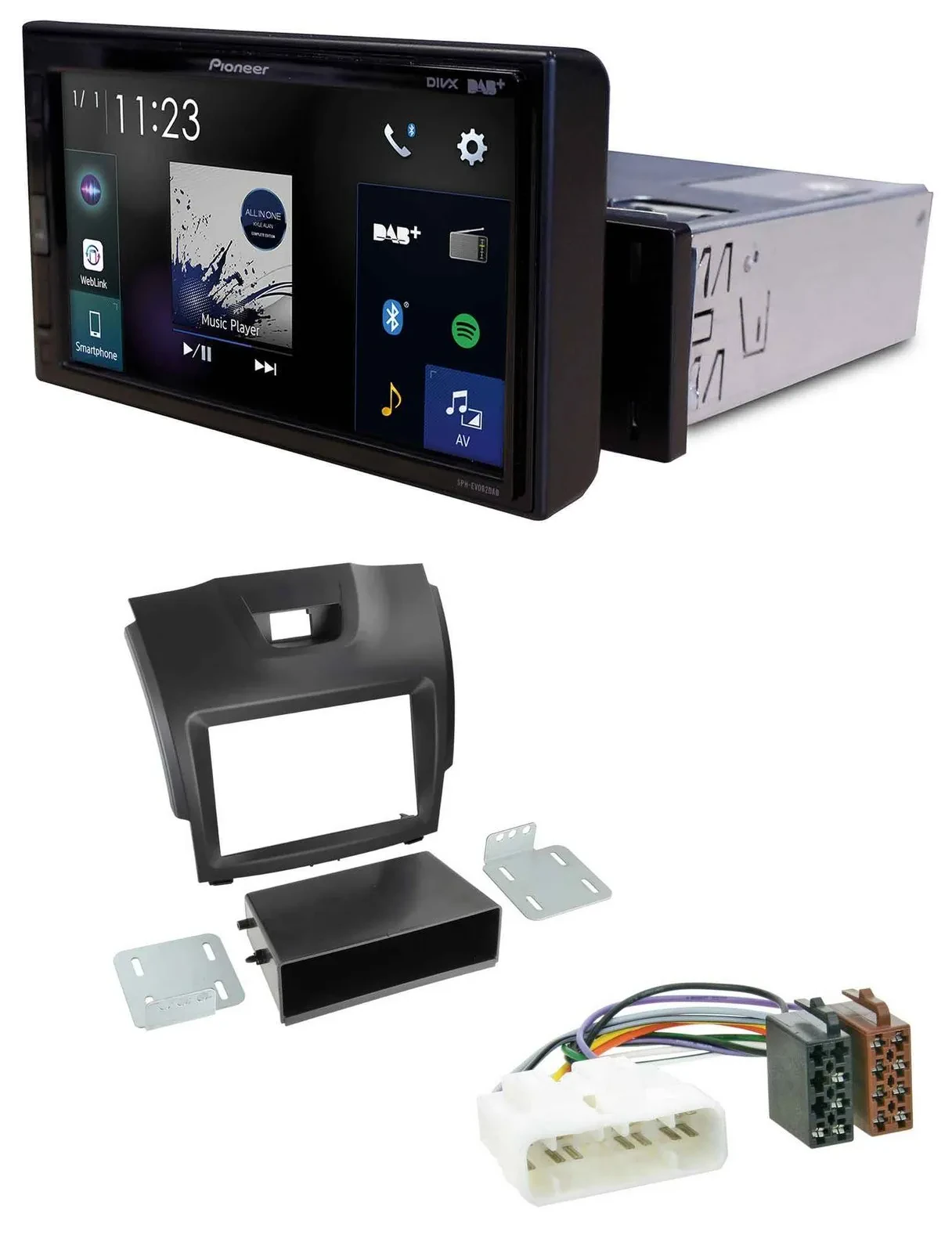 Автомагнитола для Isuzu D-Max (2012–2020) Pioneer DAB MP3 Bluetooth USB