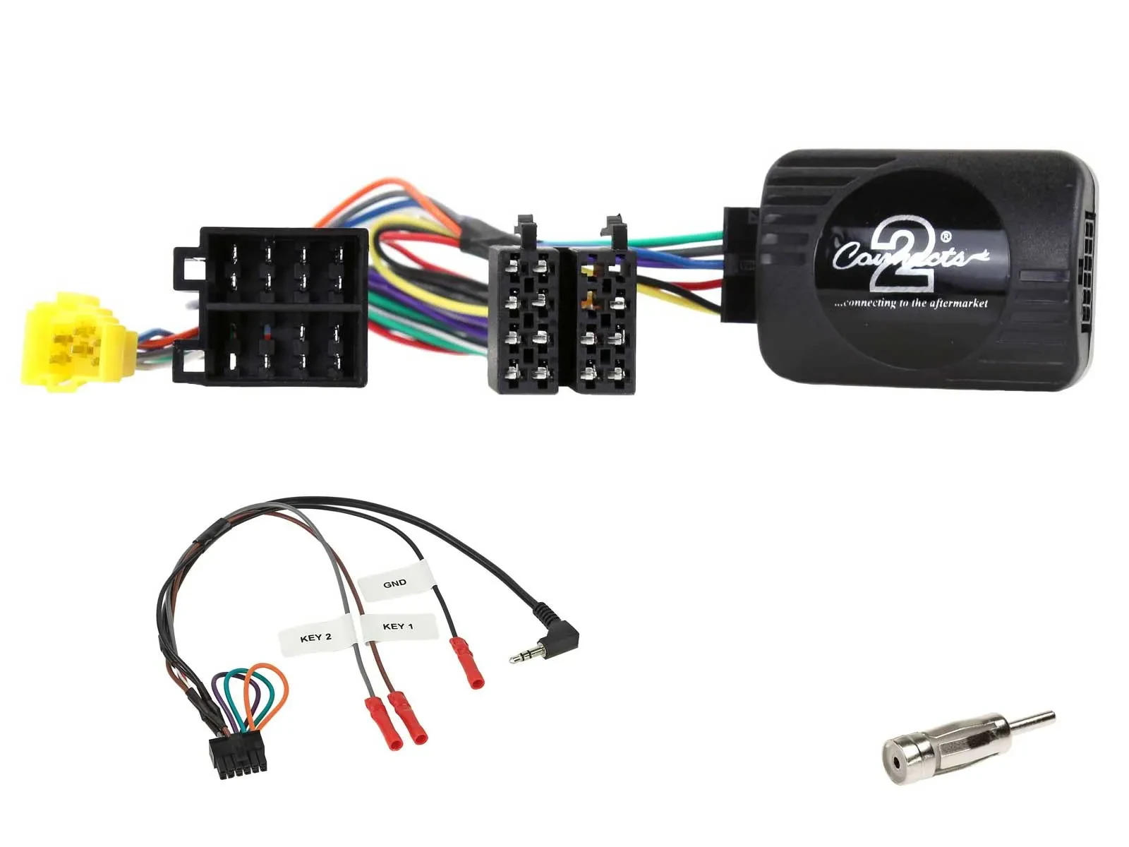 Адаптер рулевого управления для автомагнитолы Caraudio24 DIN для Renault Twingo 2003–2007