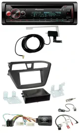 Автомагнитола для Hyundai i20 (с 2015) Pioneer DAB, CD, USB, Bluetooth, поддержка кнопок на руле