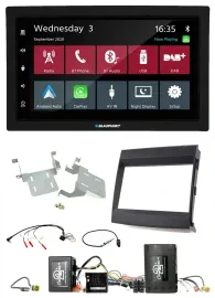 Blaupunkt DAB Bluetooth USB Lenkrad 2DIN Autoradio für Porsche Cayenne Soundsyst