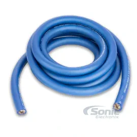 NVX XW0BL10 10ft 1/0-Gauge Power/Ground Wire Cable