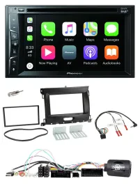Автомагнитола для Ford Ranger XL (с 02/2020) Pioneer 2-DIN, USB, DVD, Bluetooth, DAB, поддержка кнопок на руле