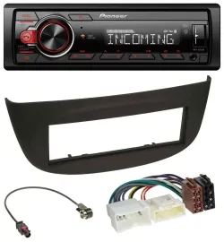 Автомагнитола для Renault Twingo (с 2012) Pioneer Bluetooth USB DAB MP3 черная